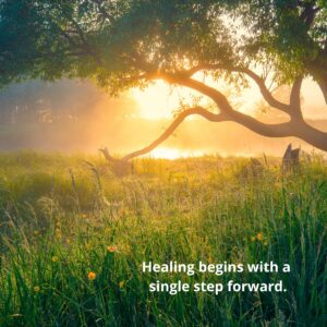 Healing from burnout starts with 1 step forward